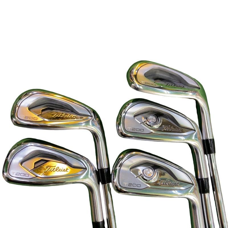 【中古】 タイトリスト Titleist T200 5S アイアンセット IR NS PRO MODUS3 TOUR105 (フレックスS) メンズ 男性用 右利き 右用 Cランク ゴルフクラブ