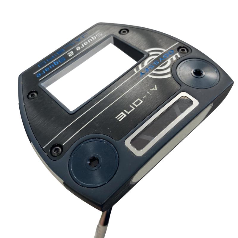 【中古】 オデッセイ Ai-ONE SQUARE 2 SQUARE JAILBIRD 34in パター PT STROKE LAB 90 スチール写真 (フレックス余分の物) メンズ 成人男性用 右利き 右用 C序列付ける ゴルフ野球クラブ