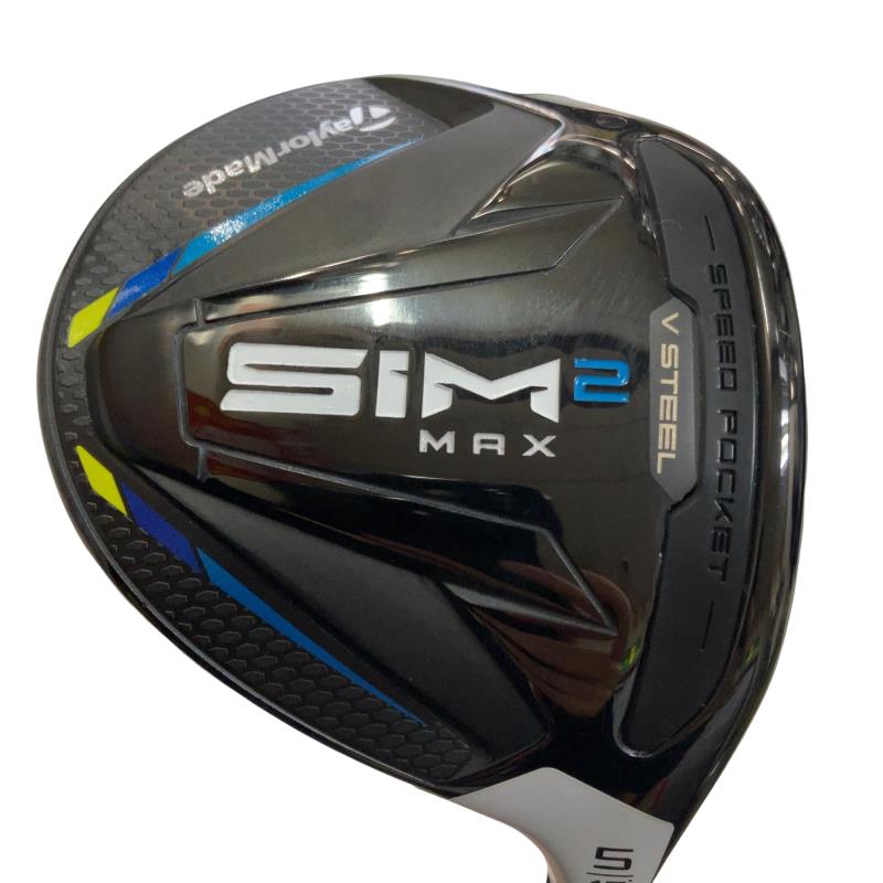 【中古】 テーラーメイド SIM2 MAX 5W フェアウェイウッド FW TENSEI BLUE TM50(SIM2 FW) (フレックスR) メンズ 男性用 右利き 右用 Bランク ゴルフクラブ