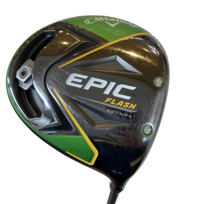 【中古】 キャロウェイ EPIC FLASH STAR 9.5&deg; ドライバー DR Speeder EVOLUTION for CW(ドライバー) (フレックスS) メンズ 男性用 右利き 右用 Cランク ゴルフクラブ｜ゴルフパートナー 中古クラブ店