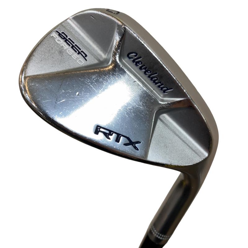 【中古】 クリーブランド Cleveland RTX DEEP FORGED 50°/10° FULL ウェッジ WG リシャフト (フレックス余分の物) メンズ 成人男性用 右利き 右用 C位置づける ゴルフ野球クラブ