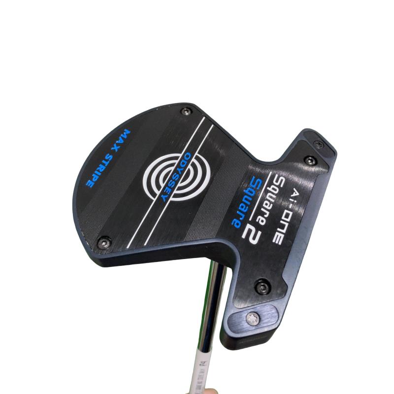 【中古】 オデッセイ Ai-ONE SQUARE 2 SQUARE MAX STRIPE 34インチ パター PT STROKE LAB 90 スチール (フレックスその他) メンズ 男性用 右利き 右用 Cランク ゴルフクラブ