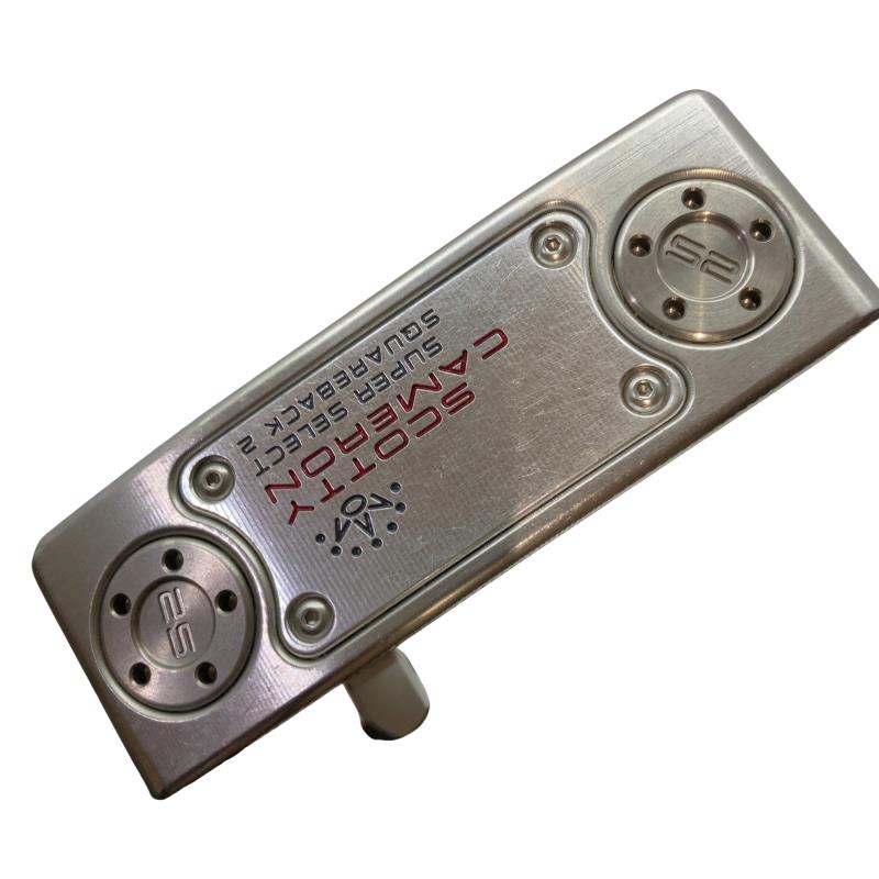 【中古】 タイトリスト SCOTTY CAMERON SUPER SELECT SQUAREBACK 2 LONG(2024) 38インチ パター PT スチール (フレックスその他) メンズ 男性用 右利き 右用 Cランク ゴルフクラブ｜ゴルフパートナー 中古クラブ店