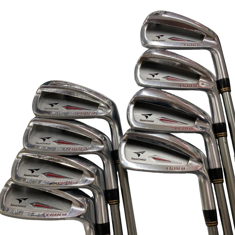 【中古】 ブリヂストン TOURSTAGE X-BLADE GR 8S アイアンセット IR XB-65 (フレックスS) メンズ 男性用 右利き 右用 Cランク ゴルフクラブ｜ゴルフパートナー 中古クラブ店