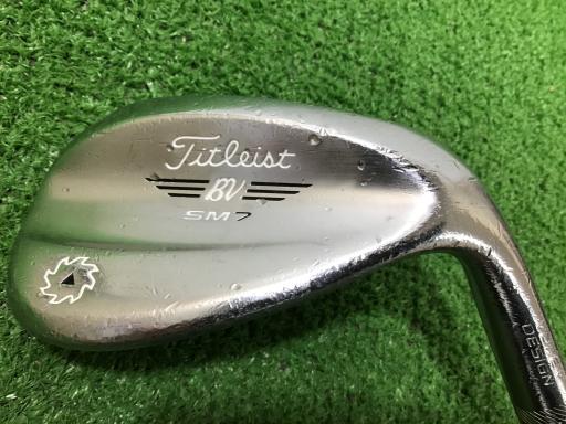 【中古】 タイトリスト VOKEY SPIN MILLED SM7 ツアークロム 58°/12°D ウェッジ WG NS PRO 950GH (フレックスS) メンズ 男性用 右利き 右用 Cランク ゴルフクラブ