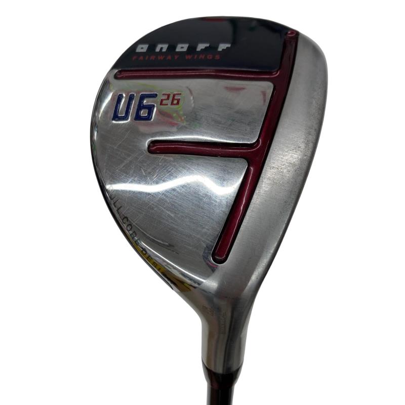 【中古】 ダイワ(グローブライド) ONOFF FAIRWAY WINGS(2020) AKA U6 ユーティリティ UT SMOOTH KICK MP-520U (フレックスR) メンズ 男性用 右利き 右用 Cランク ゴルフクラブ