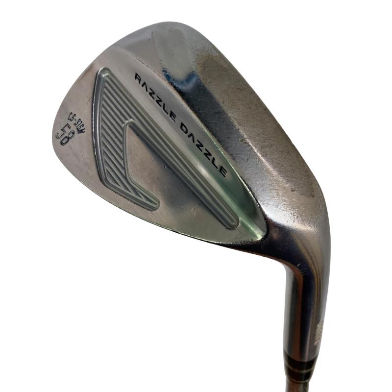 【中古】 RAZZLE DAZZLE RAZZLE DAZZLE CS-315W 58° ウェッジ WG 純然たる特注矢がら (フレックスX) メンズ 成人男性用 右利き 右用 D位置づける ゴルフ野球クラブ