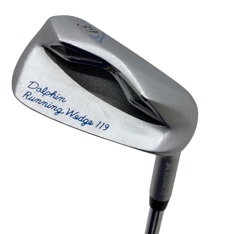 【中古】 キャスコ Dolphin Running Wedge DRW-119 39° 34in(ジャンボグリップ) ウェッジ WG Dolphin 目あたらしいスチール写真 (フレックス余分の物) メンズ 成人男性用 右利き 右用 C価値づける ゴルフ野球クラブ