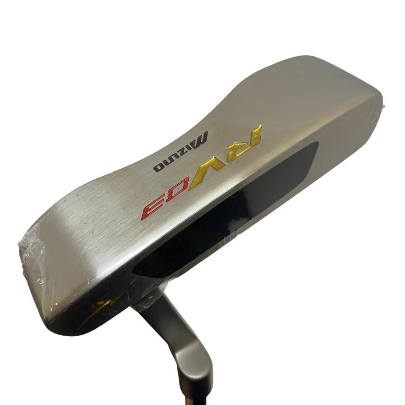 【中古】 ミズノ RV-03 33.5in パター PT スチール写真 (フレックス余分の物) ユニ一発やる 共用 右利き 右用 A序列付ける ゴルフ野球クラブ スポーツ・アウトドア-メンズクラブ-パター