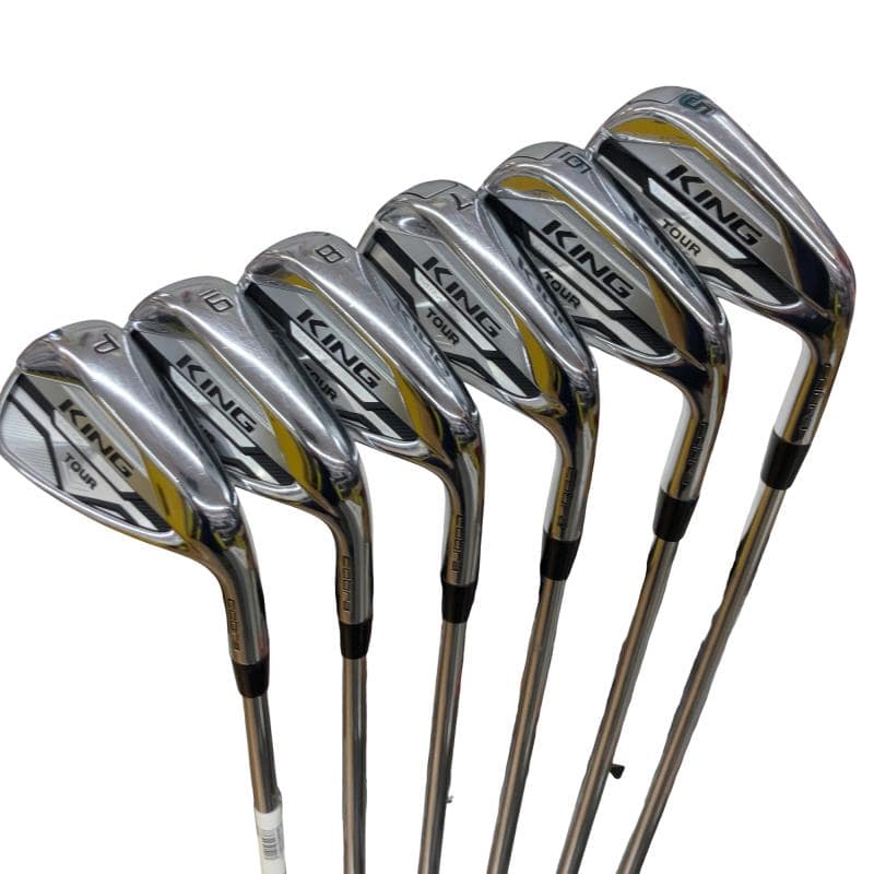 【中古】 コブラ KING TOUR MIM 6S アイアンセット IR 純正特注シャフト (フレックスX) メンズ 男性用 右利き 右用 Cランク ゴルフクラブ