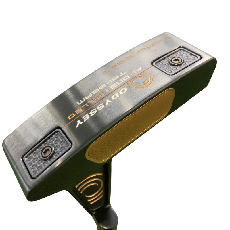 【中古】 オデッセイ Ai-ONE・MILLED TRI-BEAM DOUBLE WIDE T CH 34インチ パター PT STROKE LAB 90 スチール (フレックスその他) メンズ 男性用 右利き 右用 Cランク ゴルフクラブ｜ゴルフパートナー 中古クラブ店