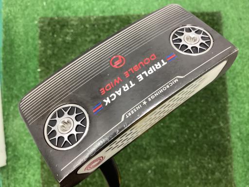 【中古】 オデッセイ TRIPLE TRACK DOUBLE WIDE FLOW 34インチ パター PT STROKE LAB BLACK (フレックスその他) メンズ 男性用 右利き 右用 Cランク ゴルフクラブ