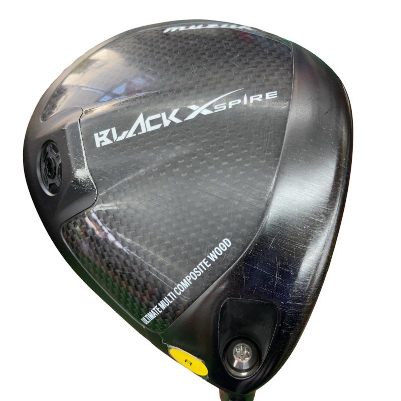 【中古】 muziik On The Screw BLACK XSPIRE 1W(ドロースリーブ) １番ウッド DR 完全無欠特注立て坑 (フレックスR) メンズ 成人男性用 右利き 右用 C序列付ける ゴルフ野球クラブ