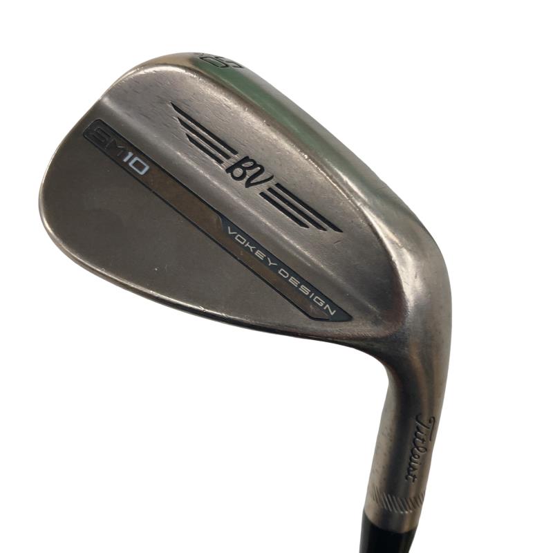 【中古】 タイトリスト VOKEY SPIN MILLED SM10 ニッケル 50°/08°F ウェッジ WG Dynamic Gold (フレックスS) メンズ 男性用 右利き 右用 Cランク ゴルフクラブ