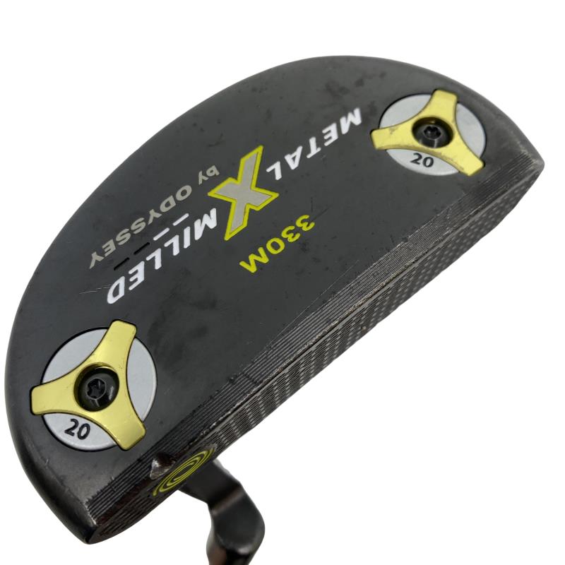 【中古】 オデッセイ METAL-X MILLED 330M 33in パター PT スチール写真 (フレックス余分の物) メンズ 成人男性用 右利き 右用 C価値づける ゴルフ野球クラブ