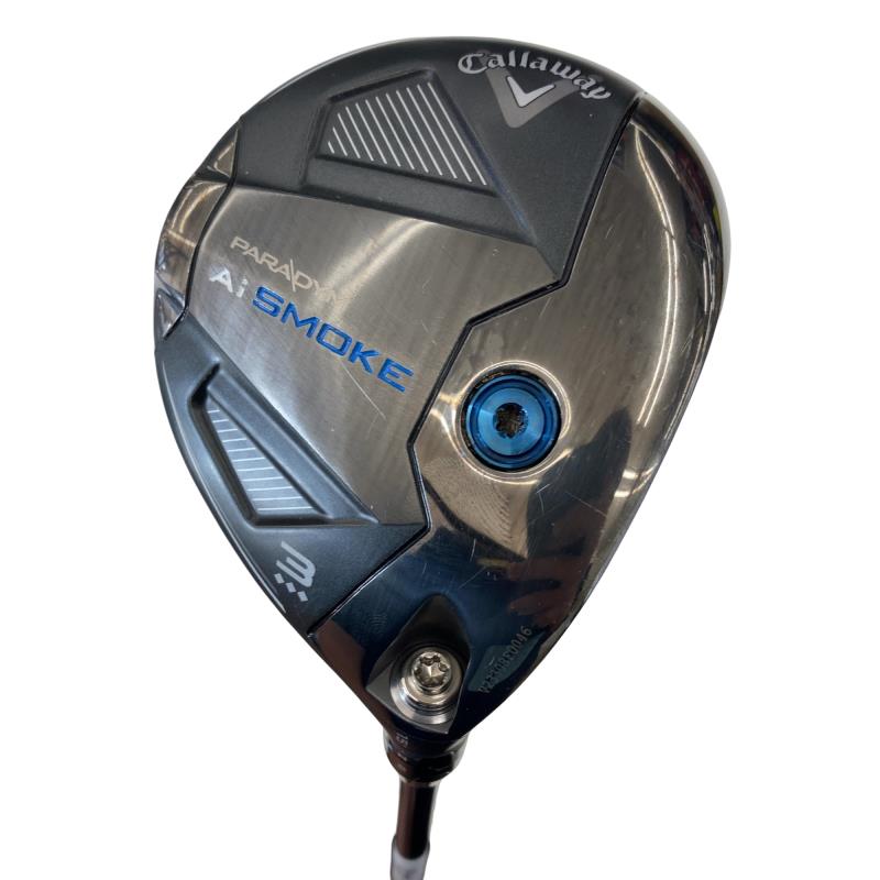 【中古】 キャロウェイ PARADYM Ai SMOKE ◆◆◆ 3W フェアウェイウッド FW 純正特注シャフト (フレックスS) メンズ 男性用 右利き 右用 Cランク ゴルフクラブ