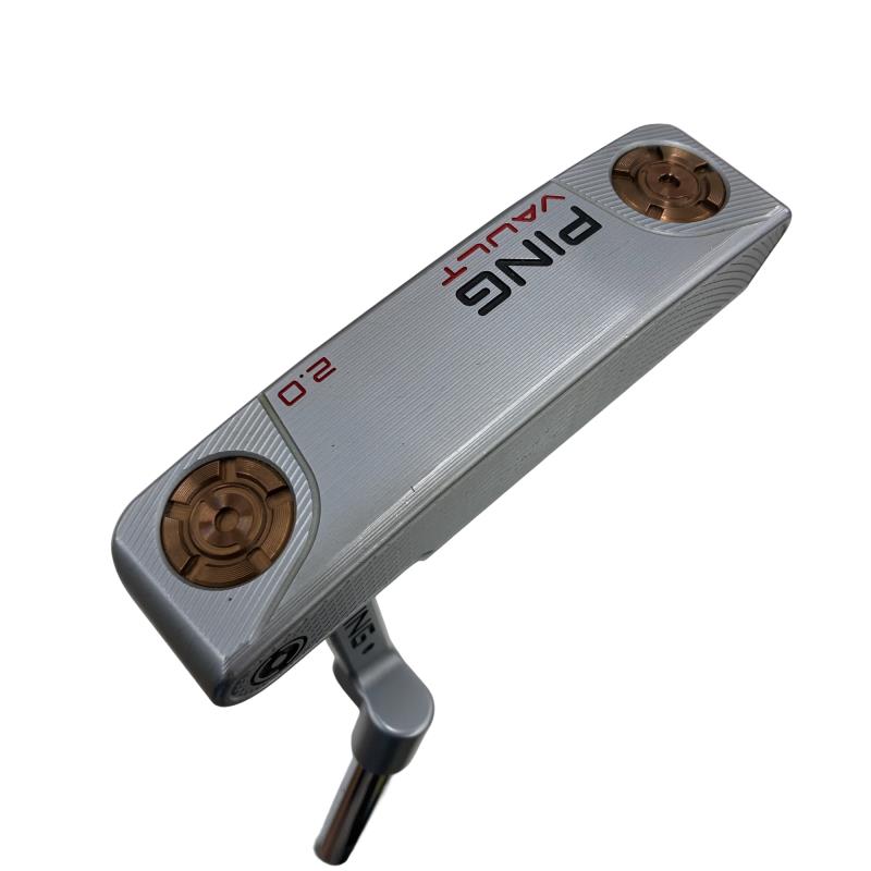 【中古】 ピン VAULT 2.0 DALE ANSER プラチナム(335g) 34インチ(PP60グリップ) パター PT スチール (フレックスその他) メンズ 男性用 右利き 右用 Cランク ゴルフクラブ