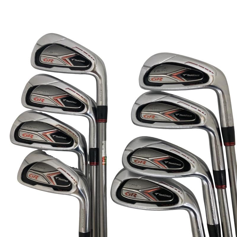 【中古】 ブリヂストン TOURSTAGE X-BLADE GR(2012) 8S アイアン仕掛ける IR Tour AD B12-03i (フレックスS) メンズ 成人男性用 右利き 右用 D序列付ける ゴルフ野球クラブ