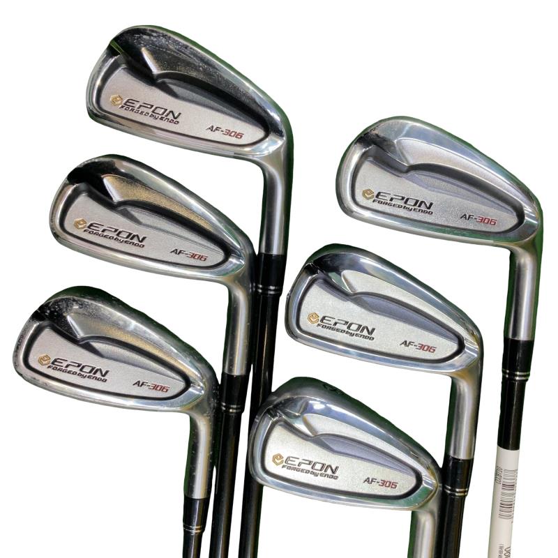 【中古】 エポンゴルフ株式会社 EPON AF-306 6S アイアン仕掛ける IR 完全無欠特注立て坑 (フレックスS) メンズ 成人男性用 右利き 右用 C価値づける ゴルフ野球クラブ
