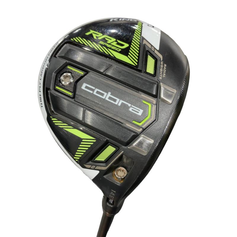 【中古】 コブラ KING RADSPEED 3W(イエロー) フェアウェイウッド FW Tour AD for RADSPEED(FW) (フレックスSR) メンズ 男性用 右利き 右用 Cランク ゴルフクラブ