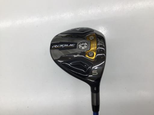 【中古】 キャロウェイ ROGUE ST ◆◆◆ 5W フェアウェイウッド FW 完全無欠特注立て坑 (フレックスS) メンズ 成人男性用 右利き 右用 C序列付ける ゴルフ野球クラブ