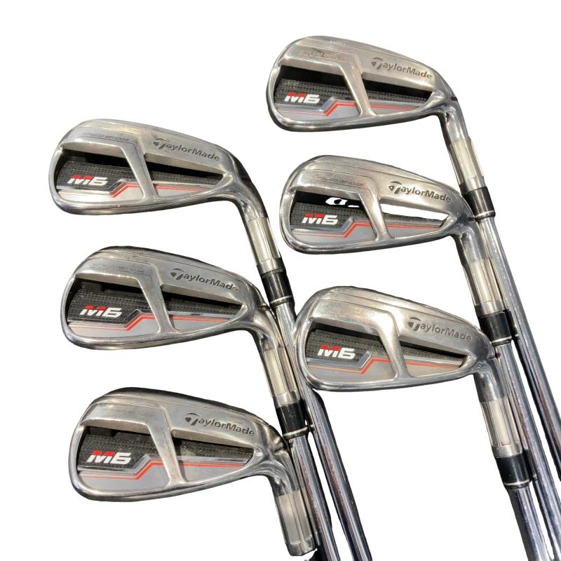 【中古】 テーラーメイド M6 6S アイアンセット IR RE-AX 85 STEEL (フレックスS) メンズ 男性用 右利き 右用 Cランク ゴルフクラブ|ゴルフパートナー 中古クラブ店