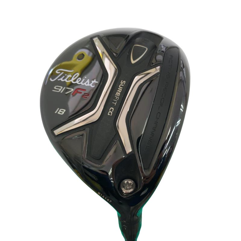 【中古】 タイトリスト 917 F2 18° フェアウェイウッド FW 純正特注シャフト (フレックスS) メンズ 男性用 右利き 右用 Cランク ゴルフクラブ