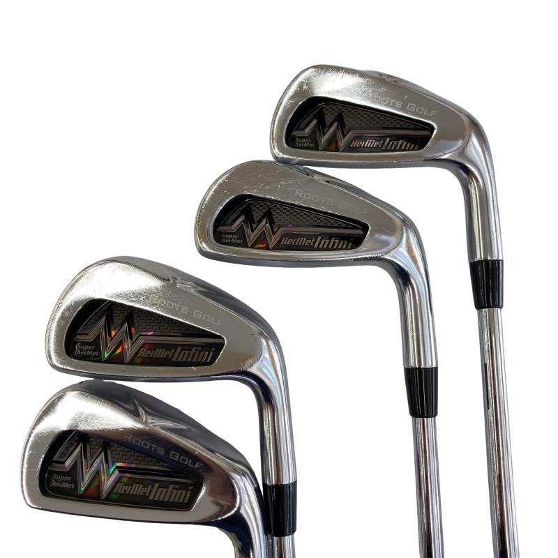 【中古】 開びゃくゴルフ(旧ゴーセン) ROOTS AerMet Infini 6S アイアン仕掛ける IR NS PRO 950GH (フレックスR) メンズ 成人男性用 右利き 右用 C序列付ける ゴルフ野球クラブ