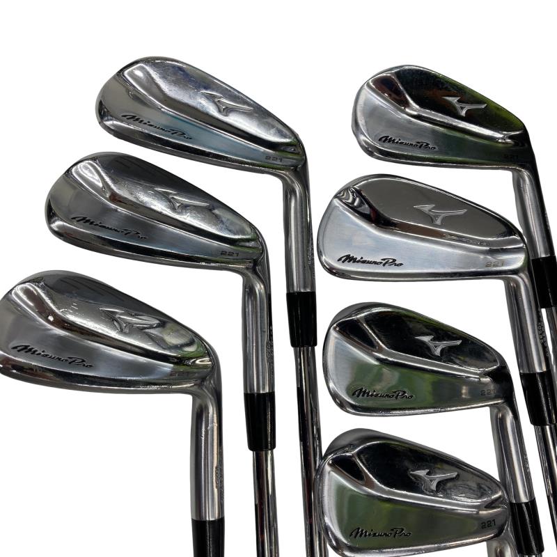 【中古】 ミズノ Mizuno Pro 221 8S アイアン仕掛ける IR 完全無欠特注立て坑 (フレックスS) メンズ 成人男性用 右利き 右用 C価値づける ゴルフ野球クラブ