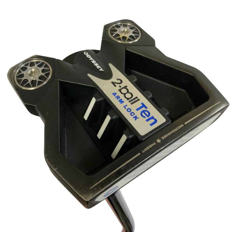 【中古】 オデッセイ 2-BALL TEN TOUR LINED ARM LOCK 39in パター PT スチール写真 (フレックス余分の物) メンズ 成人男性用 右利き 右用 C序列付ける ゴルフ野球クラブ