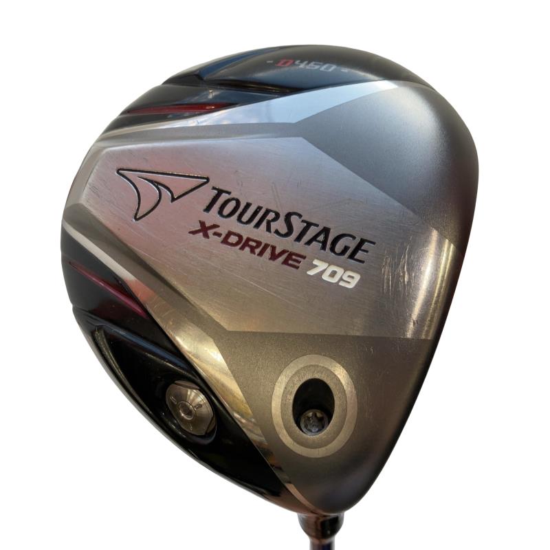 【中古】 ブリヂストン TOURSTAGE X-DRIVE 709 D450  9.5° １番ウッド DR Tour AD GT-6 (フレックスS) メンズ 成人男性用 右利き 右用 C序列付ける ゴルフ野球クラブ