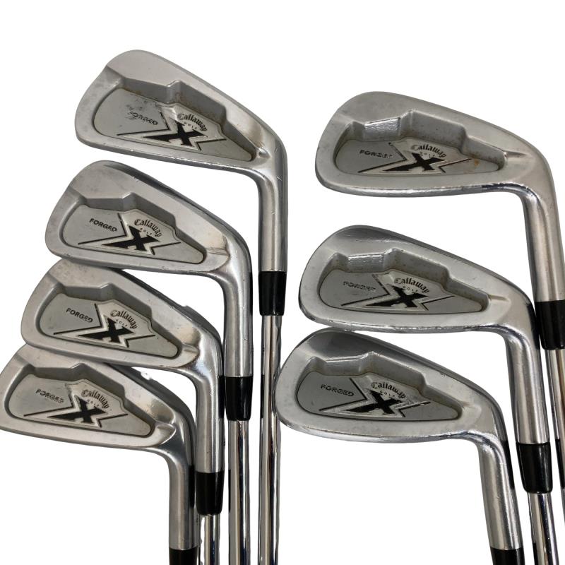 【中古】 キャロウェイ X FORGED 7S USA アイアンセット IR Dynamic Gold (フレックスX) メンズ 男性用 右利き 右用 Dランク ゴルフクラブ