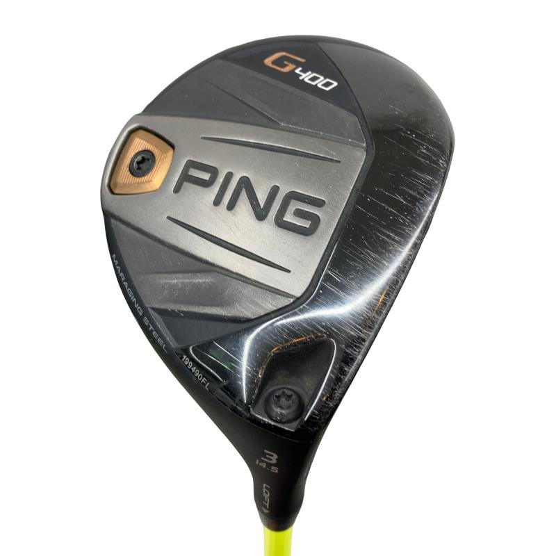 【中古】 ピン G400 3W フェアウェイウッド FW 純正特注シャフト (フレックスS) メンズ 男性用 右利き 右用 Cランク ゴルフクラブ