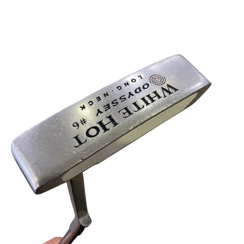 【中古】 オデッセイ WHITE HOT #6 LONGNECK 33インチ パター PT スチール (フレックスその他) メンズ 男性用 右利き 右用 Cランク ゴルフクラブ