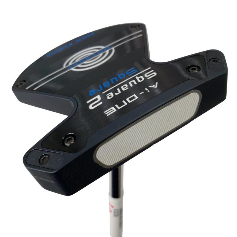 【中古】 オデッセイ Ai-ONE SQUARE 2 SQUARE MAX STRIPE 33in パター PT STROKE LAB 90 スチール写真 (フレックス余分の物) メンズ 成人男性用 右利き 右用 C序列付ける ゴルフ野球クラブ
