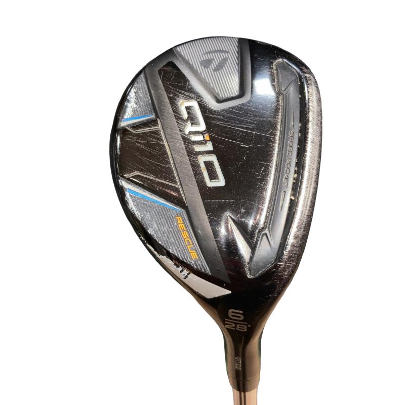 【中古】 テーラーメイド Qi10 U6 ユーティリティ UT NS PRO 820GH (フレックスS) メンズ 男性用 右利き 右用 Dランク ゴルフクラブ