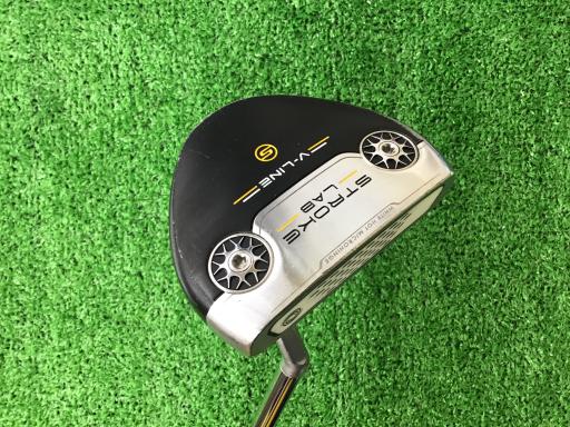 【中古】 オデッセイ STROKE LAB V-LINE S 34インチ パター PT STROKE LAB (フレックスその他) メンズ 男性用 右利き 右用 Cランク ゴルフクラブ