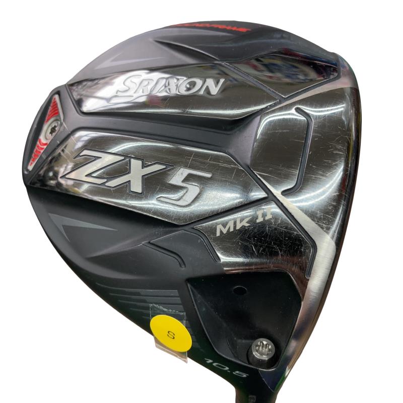 【中古】 ダンロップ SRIXON ZX5 Mk II 10.5° ドライバー DR 純正特注シャフト (フレックスS) メンズ 男性用 右利き 右用 Cランク ゴルフクラブ