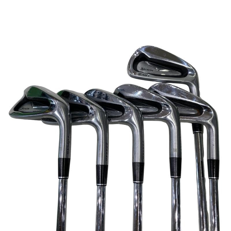 【中古】 ダンロップ SRIXON Z585 6S アイアンセット IR 純正特注シャフト (フレックスS) メンズ 男性用 右利き 右用 Cランク ゴルフクラブ
