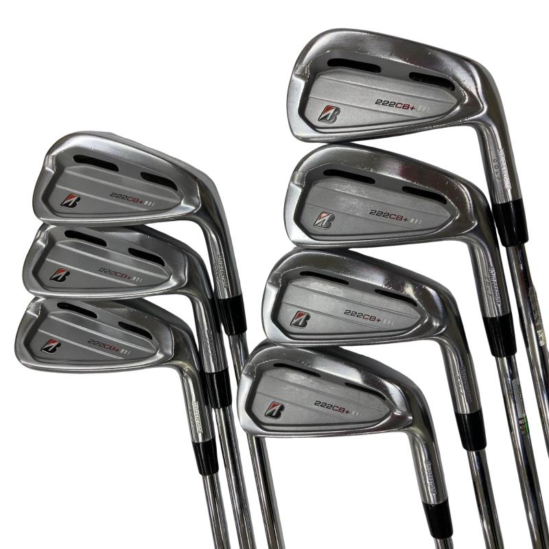 【中古】 ブリヂストン BRIDGESTONE 222CB+ 7S アイアン仕掛ける IR 完全無欠特注立て坑 (フレックスS) メンズ 成人男性用 右利き 右用 D価値づける ゴルフ野球クラブ
