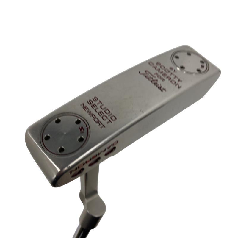 【中古】 タイトリスト SCOTTY CAMERON STUDIO SELECT NEWPORT 34in(15g) パター PT スチール写真 (フレックス余分の物) メンズ 成人男性用 右利き 右用 C序列付ける ゴルフ野球クラブ