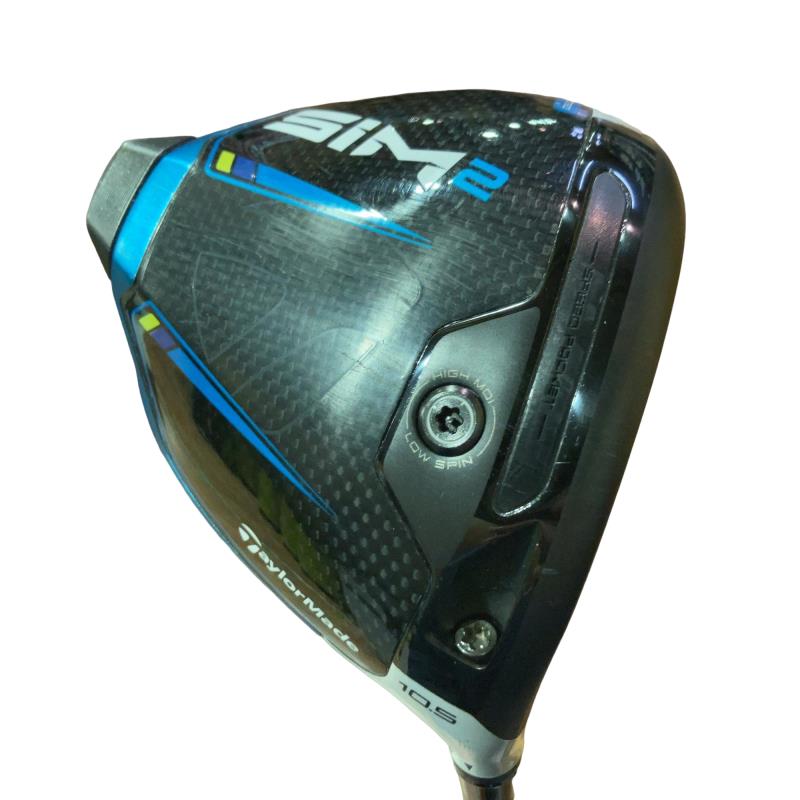 【中古】 テーラーメイド SIM2 10.5° ドライバー DR 純正特注シャフト (フレックスS) メンズ 男性用 右利き 右用 Cランク ゴルフクラブ