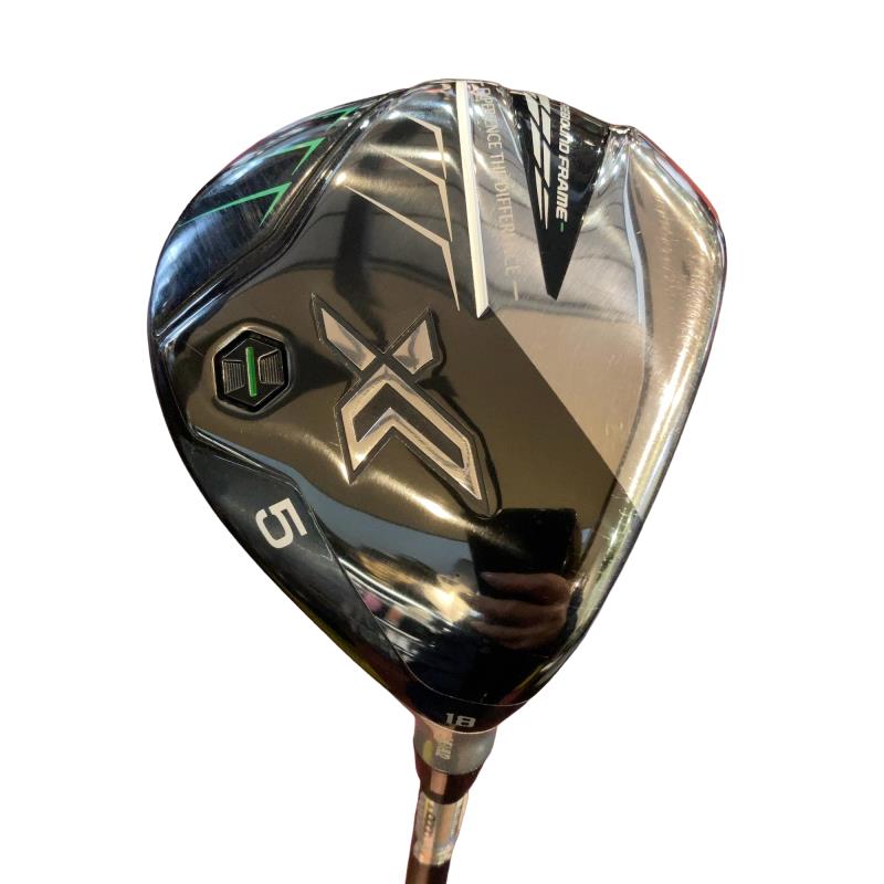 【中古】 ダンロップ XXIO(2022) eks 5W フェアウェイウッド FW Miyazaki AX-2(FW) (フレックスSR) メンズ 男性用 右利き 右用 Cランク ゴルフクラブ