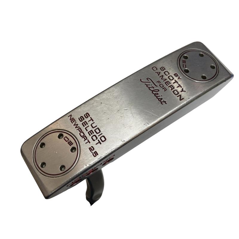 【中古】 タイトリスト SCOTTY CAMERON STUDIO SELECT NEWPORT 2.5 33in パター PT スチール写真 (フレックス余分の物) メンズ 成人男性用 右利き 右用 C序列付ける ゴルフ野球クラブ