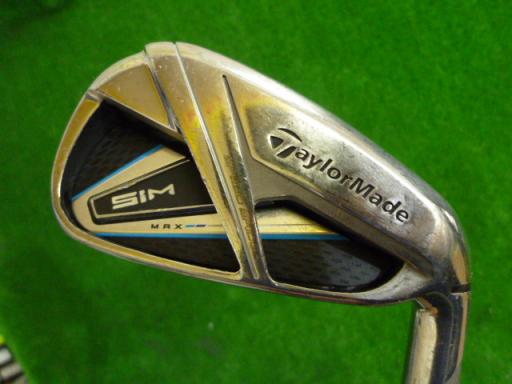 【中古】 仕立て屋御手伝いさん SIM MAX  5S アイアン仕掛ける IR TENSEI BLUE TM60(IR) (フレックスS) メンズ 成人男性用 右利き 右用 C序列付ける ゴルフ野球クラブ