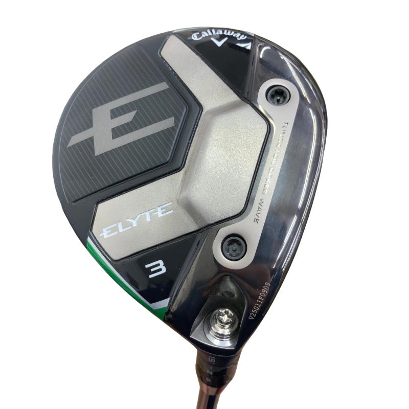 【中古】 キャロウェイ ELYTE 3W フェアウェイウッド FW VENTUS GREEN 50 for CW(ELYTE FW) (フレックスR) メンズ 男性用 右利き 右用 Bランク ゴルフクラブ｜ゴルフパートナー 中古クラブ店