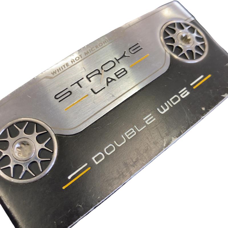 【中古】 オデッセイ STROKE LAB DOUBLE WIDE 34インチ レフティ パター PT STROKE LAB (フレックスその他) メンズ 男性用 左利き レフティ 左用 Cランク ゴルフクラブ