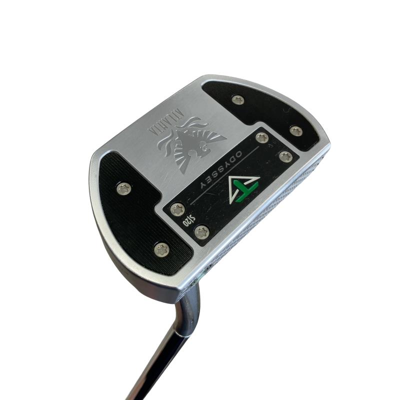 【中古】 オデッセイ TOULON DESIGN ATLANTA(2021) 34in パター PT STROKE LAB (フレックス余分の物) メンズ 成人男性用 右利き 右用 C位置づける ゴルフ野球クラブ