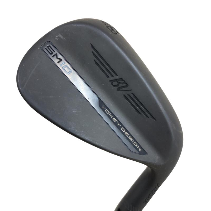 【中古】 タイトリスト VOKEY SPIN MILLED SM10 ジェットブラック 48°/10°F ウェッジ WG BV 105 (フレックスその他) メンズ 男性用 右利き 右用 Cランク ゴルフクラブ
