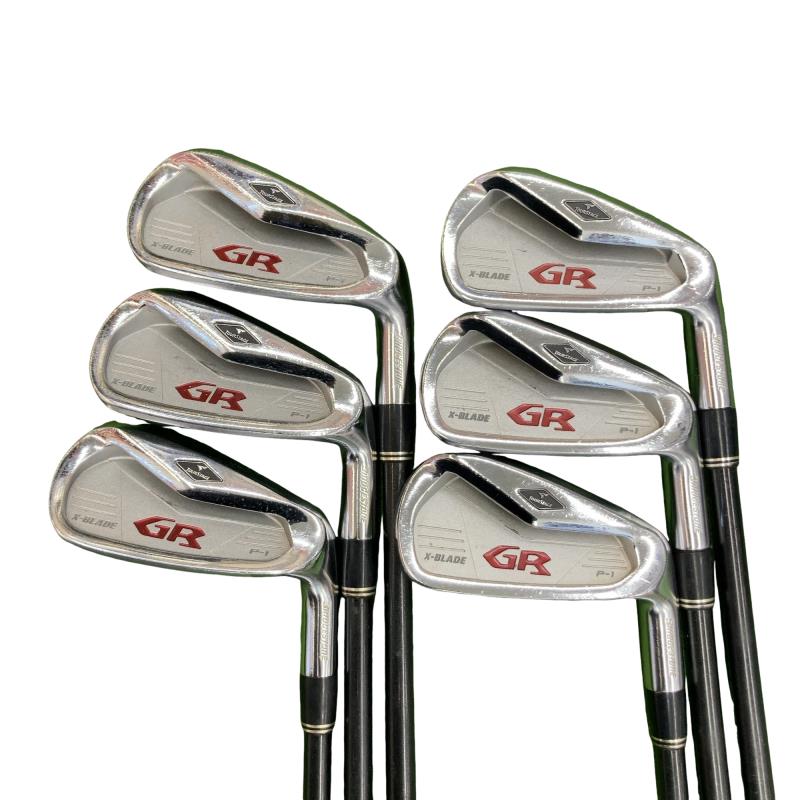 【中古】 ブリヂストン TOURSTAGE X-BLADE GR P-1 6S アイアン書き割り IR TOUR DESIGN B09-03i (フレックスS) メンズ 成人男性用 右利き 右用 D位置づける ゴルフ野球クラブ